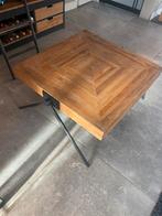 Houten salontafel 80X80, Huis en Inrichting, Tafels | Salontafels, Ophalen, Gebruikt, 50 tot 100 cm, Vierkant