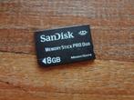 Sandisk memory stick pro duo 8 gb, Audio, Tv en Foto, Fotografie | Geheugenkaarten, Ophalen of Verzenden, Memory stick, 8 GB
