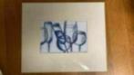 Tekening/Schilderij: glazen “proost”, Minder dan 50 cm, Nieuw, Ophalen of Verzenden, Minder dan 50 cm