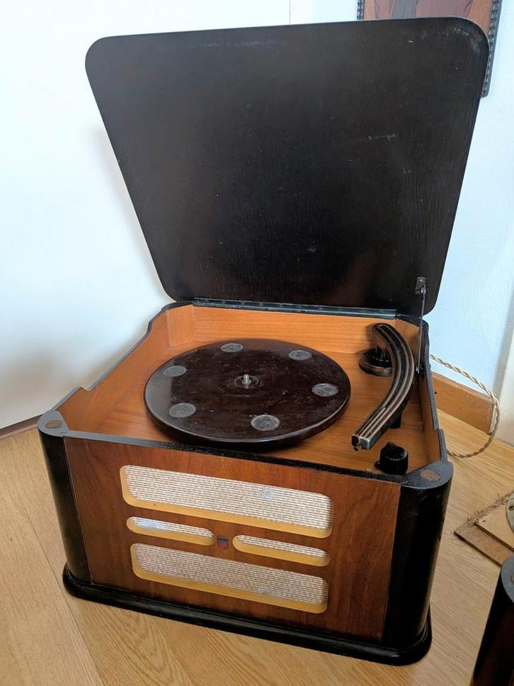 Philips hx372a platenspeler+ (music star voor onderdelen), Antiek en Kunst, Antiek | Tv's en Audio, Ophalen of Verzenden