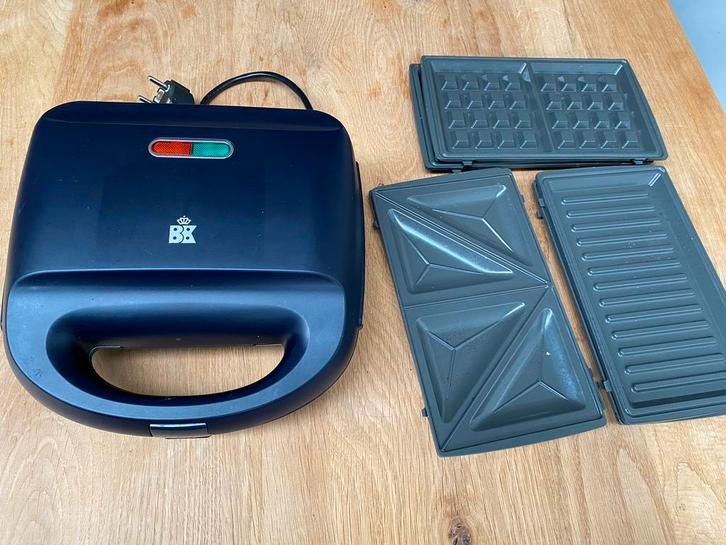 Tosti-ijzer van BK, pfas-vrij, wafelijzer, panini-maker, Witgoed en Apparatuur, Contactgrills, Gebruikt, Ophalen of Verzenden