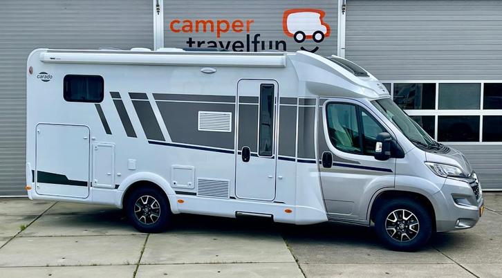 Carado T338 pro+ 4 persoons 2024, Caravans en Kamperen, Campers, Bedrijf, tot en met 4, Half-integraal, Carado, Diesel, Handgeschakeld