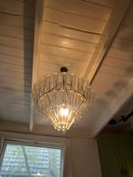 XL melkflessen kroonluchter – blikvanger van Leitmotiv, Huis en Inrichting, Ophalen, Zo goed als nieuw, Glas