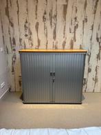 Gispen Roldeurkast met houten plaat, Huis en Inrichting, Kasten | Roldeurkasten en Archiefkasten, Ophalen, Zo goed als nieuw, 25 tot 50 cm