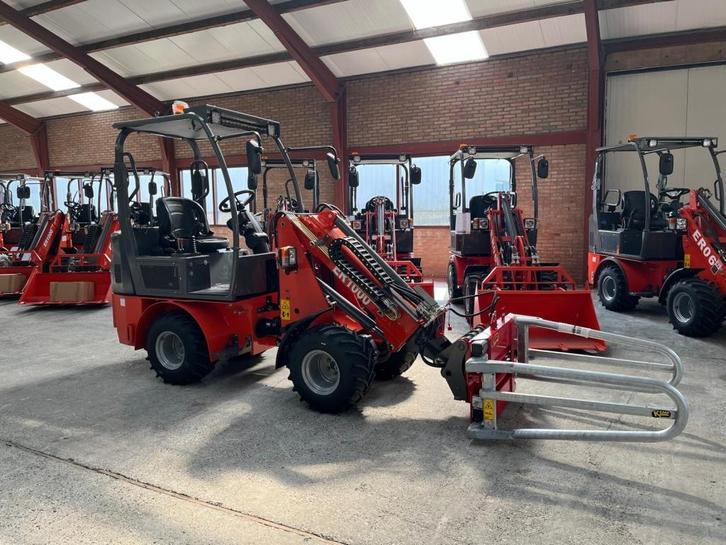 Nieuwe EVERUN ER1000 met balenklem, bak en vorken., Zakelijke goederen, Machines en Bouw | Kranen en Graafmachines, Wiellader of Shovel