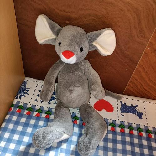 CliniClowns Toet de Muis knuffel 31 cm groot, Kinderen en Baby's, Speelgoed | Knuffels en Pluche, Zo goed als nieuw, Ophalen of Verzenden