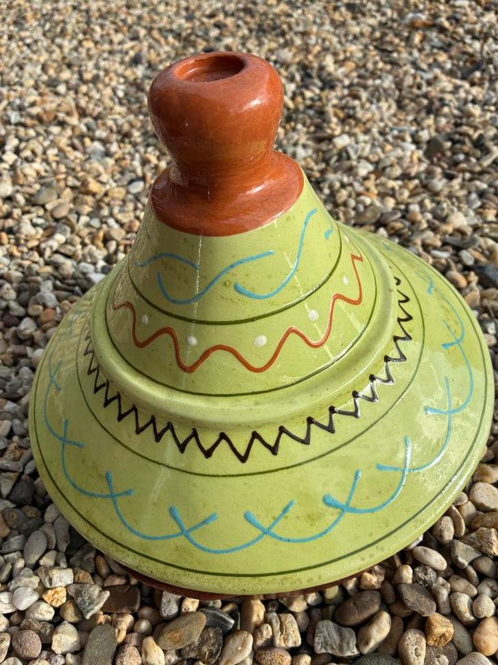 Marokkaanse Tajine -  Gedecoreerd Keramiek, Antiek en Kunst, Antiek | Keramiek en Aardewerk, Ophalen