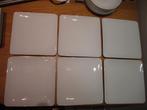 Hema Odense dinerborden 6 stuks 25 x 25 cm., Ophalen of Verzenden, Zo goed als nieuw, Bord(en), Effen