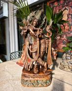 Oud Boeddha  beeld  zeer groot en zwaar  krishna nandi, Ophalen of Verzenden