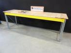 Zware werkbank / werktafel / paktafel / inpaktafel 286x74x97, Gebruikt, Onbekend, Ophalen of Verzenden, 170 cm of meer