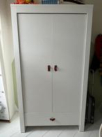 Witte Kinderkledingkast en commodekast - Zo Goed Als Nieuw, Kinderen en Baby's, Kinderkamer | Commodes en Kasten, Ophalen, Kast