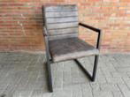 Stoelen  armstoelen  antraciet industriële  laag geprijsd, Nieuw, Ophalen of Verzenden, Metaal, Vijf, Zes of meer stoelen