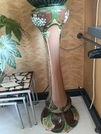 Antieke piedestal izgst. Majolica T.E.A.B, Huis en Inrichting, Woonaccessoires | Zuilen en Pilaren, Ophalen, Gebruikt