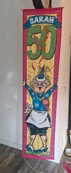 3 SARAH banners, sarah spandoek, Ophalen of Verzenden, Zo goed als nieuw, Versiering, Abraham of Sarah