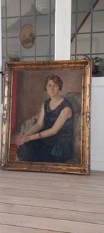 Groot portret  door M.Eberhard  1929, Antiek en Kunst, Ophalen