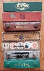 Vintage Poker Dobbelstenen Sets met reclame (bakeliet), Hobby en Vrije tijd, Gezelschapsspellen | Overige, Een of twee spelers