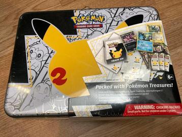 Pokémon 25 Jaar Jubileum Blik - Nieuw & Geseald beschikbaar voor biedingen