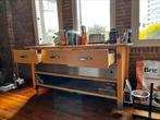 Houten keukenblok met 3 lades, Ophalen, Gebruikt, 50 tot 75 cm, Minder dan 100 cm