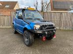 Suzuki Jimny 1.3 JX 4WD 1999 Blauw Airco, Auto's, Suzuki, Stof, Metallic lak, 4 cilinders, Origineel Nederlands
