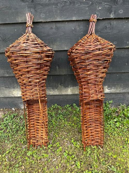 Eenden Broed korf gevlochten , twee stuks, Tuin en Terras, Tuinwanddecoratie, Zo goed als nieuw, Ophalen of Verzenden