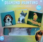 Diamond Painting wenskaarten HOND POES PAPEGAAI Nieuw