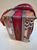 Nette Harmonica Karnterland met koffer &  roltas, Muziek en Instrumenten, Accordeons, Overige formaten, Zo goed als nieuw, Met koffer