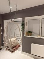 Sissy-Boy Egg Hangstoel - Gebruikt, Huis en Inrichting, Stoelen, Ophalen, Gebruikt, Wit, Riet of Rotan