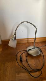 Glazen bureaulamp, Ophalen of Verzenden, Gebruikt, Glas, Minder dan 50 cm