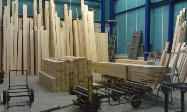 Oud vuren vloeren tot 20cm breed droog en rustiek, Doe-het-zelf en Verbouw, Hout en Planken, Gebruikt, Plank, Vuren, 300 cm of meer