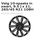 Audi E tron 21” winterset, origineel, Lamina, mat zwart, Ophalen, Velg(en), 265 mm, 21 inch