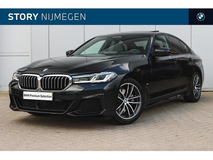 BMW 5 Serie 520d High Executive M Sport Automaat / Schuif-ka, Auto's, BMW, Bedrijf, Te koop, 5-Serie, Achteruitrijcamera, Adaptive Cruise Control