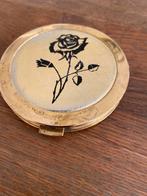 Vintage Poederdoos met Roos gevuld, Ophalen of Verzenden, Gebruikt, Overige typen