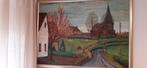 Schilderij uit het heuvelland., Antiek en Kunst, Kunst | Schilderijen | Klassiek, Ophalen of Verzenden