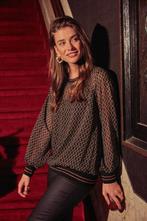 Didi party blouse lucifer print zwart maat 46, Verzenden, Zwart, Maat 46/48 (XL) of groter, Didi