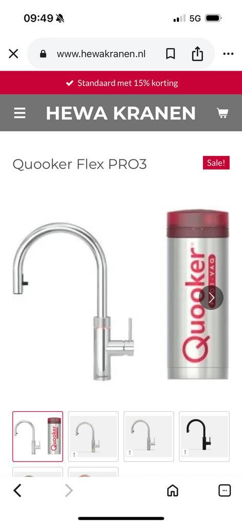 Quooker Flex PRO3 met KORTING, Huis en Inrichting, Keuken | Keukenbenodigdheden, Nieuw, Ophalen of Verzenden