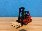 Linde Heftruck Siku 1:50 Rood/Zwart, Ophalen of Verzenden, Zo goed als nieuw, Bus of Vrachtwagen, SIKU