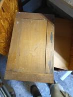 Te koop: Houten vintage ladekast, Huis en Inrichting, Kasten | Ladekasten, Minder dan 50 cm, Gebruikt, 1 of 2 laden, Eikenhout