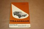 Vraagbaak Datsun Cherry, Cherry F-II. 1971-1978., Auto diversen, Ophalen of Verzenden