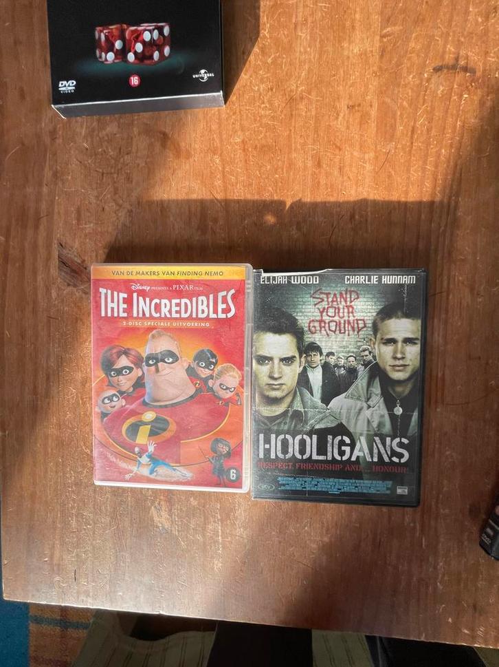 DVD Collectie - The Incredibles, Hooligans, Casino, Cd's en Dvd's, Dvd's | Overige Dvd's, Gebruikt, Boxset, Alle leeftijden, Ophalen of Verzenden