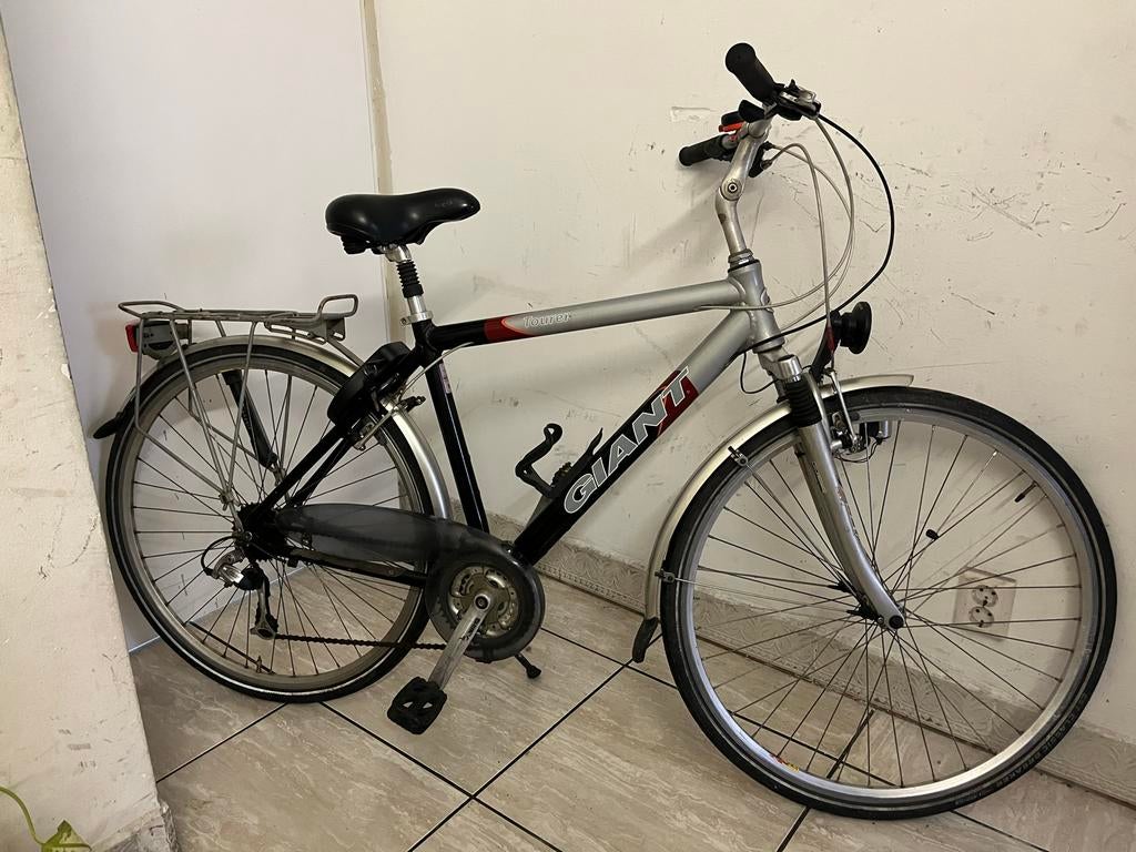 Giant Tourer Herenfiets, Fietsen en Brommers, Gebruikt, Versnellingen, 53 tot 57 cm, Giant