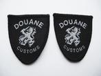 2 douane customs emblemen. Nieuw! 5 cm. hoog, Verzamelen, Ophalen of Verzenden, Overige soorten, Nederland, Embleem of Badge