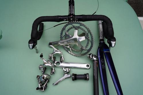 Shimano Ultegra 6600 groep met Dura Ace wielen, Fietsen en Brommers, Fietsonderdelen, Gebruikt, Racefiets, Ophalen