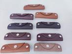 sleuteletui's tuigleer zwart en bruin leer 9 stuks, Overige merken, Overige kleuren, Nieuw, Ophalen of Verzenden