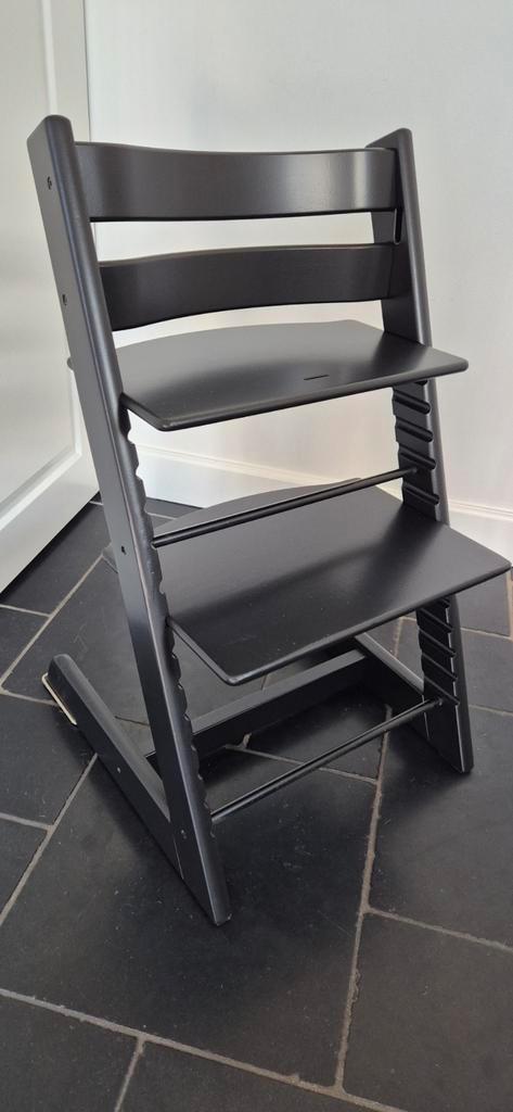 Stokke Tripp Trapp Zwart Nieuw Model, Kinderen en Baby's, Kinderstoelen, Gebruikt, Meegroeistoel, Aanschuifbaar, Ophalen