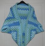 Heerlijk dik cocoon vestje in blauwtinten, maat M/L. Nieuw!, Kleding | Dames, Truien en Vesten, Verzenden, Nieuw