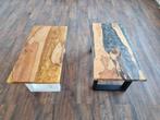 epoxy salontafels, Huis en Inrichting, Tafels | Bijzettafels, Minder dan 55 cm, Verzenden, Nieuw, 60 cm of meer