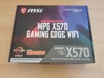 MSI MPG X570 Gaming Edge WiFi – AM4 ATX Motherboard, Computers en Software, Moederborden, DDR4, Ophalen of Verzenden, Zo goed als nieuw