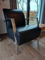 Comfortabele leren fauteuil van Montel, Huis en Inrichting, Fauteuils, Ophalen, 75 tot 100 cm, Zo goed als nieuw, Leer