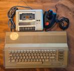 Vintage computer commodore 64 met dat recorder en joystick, Computers en Software, Ophalen of Verzenden