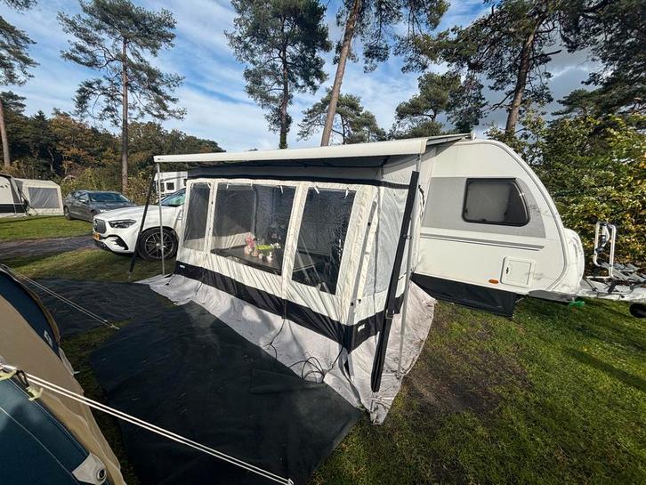 Thule QuickFit luifel tent 3.60m groot zwart/grijs/wit, Caravans en Kamperen, Voortenten en Luifels, Gebruikt, Thule, Ophalen
